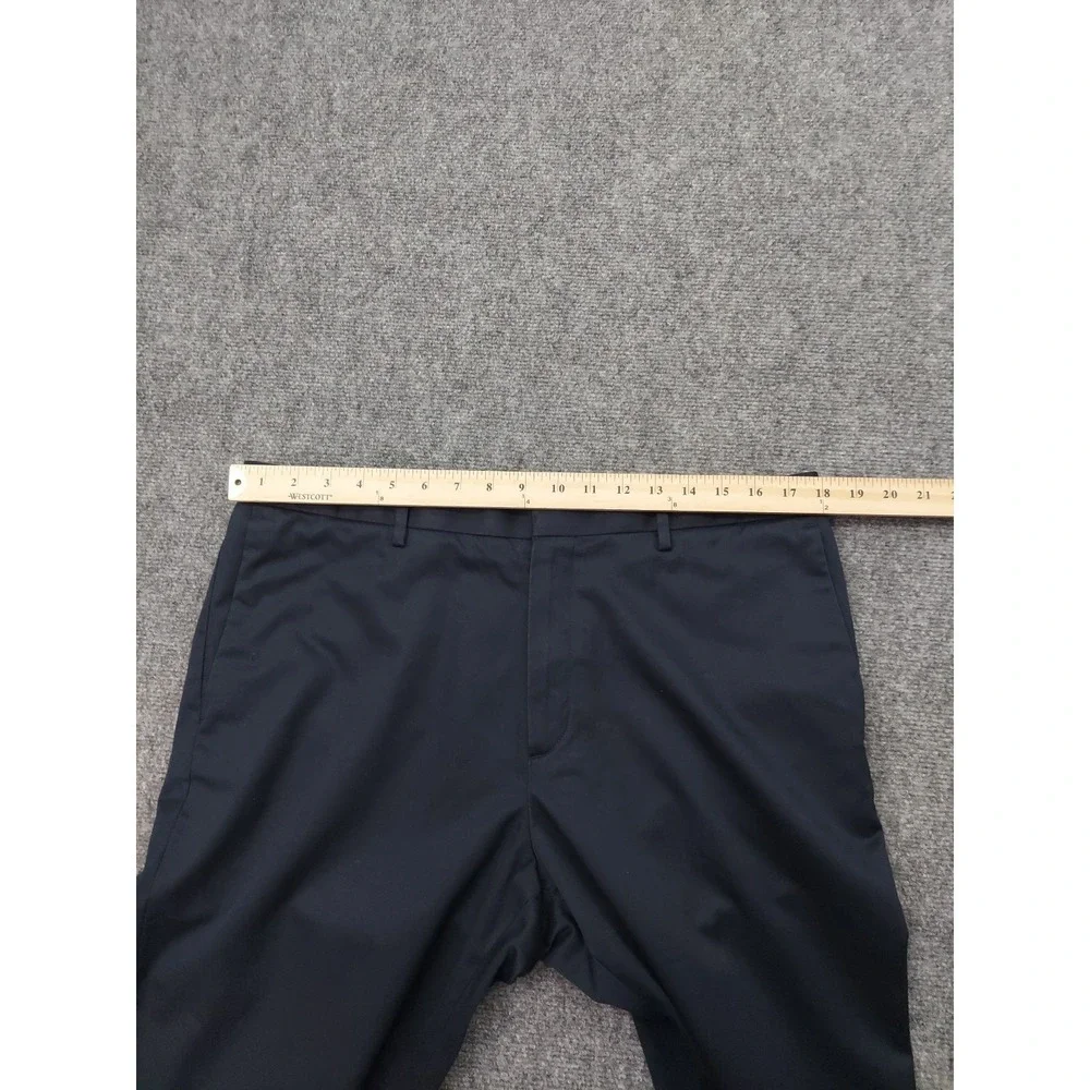 Lot of 3 BANANA REPUBLIC Pants Men 36x34 Blue Gray Tailored Slim Non Iron Modern
